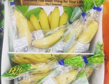 banány balené do plastu